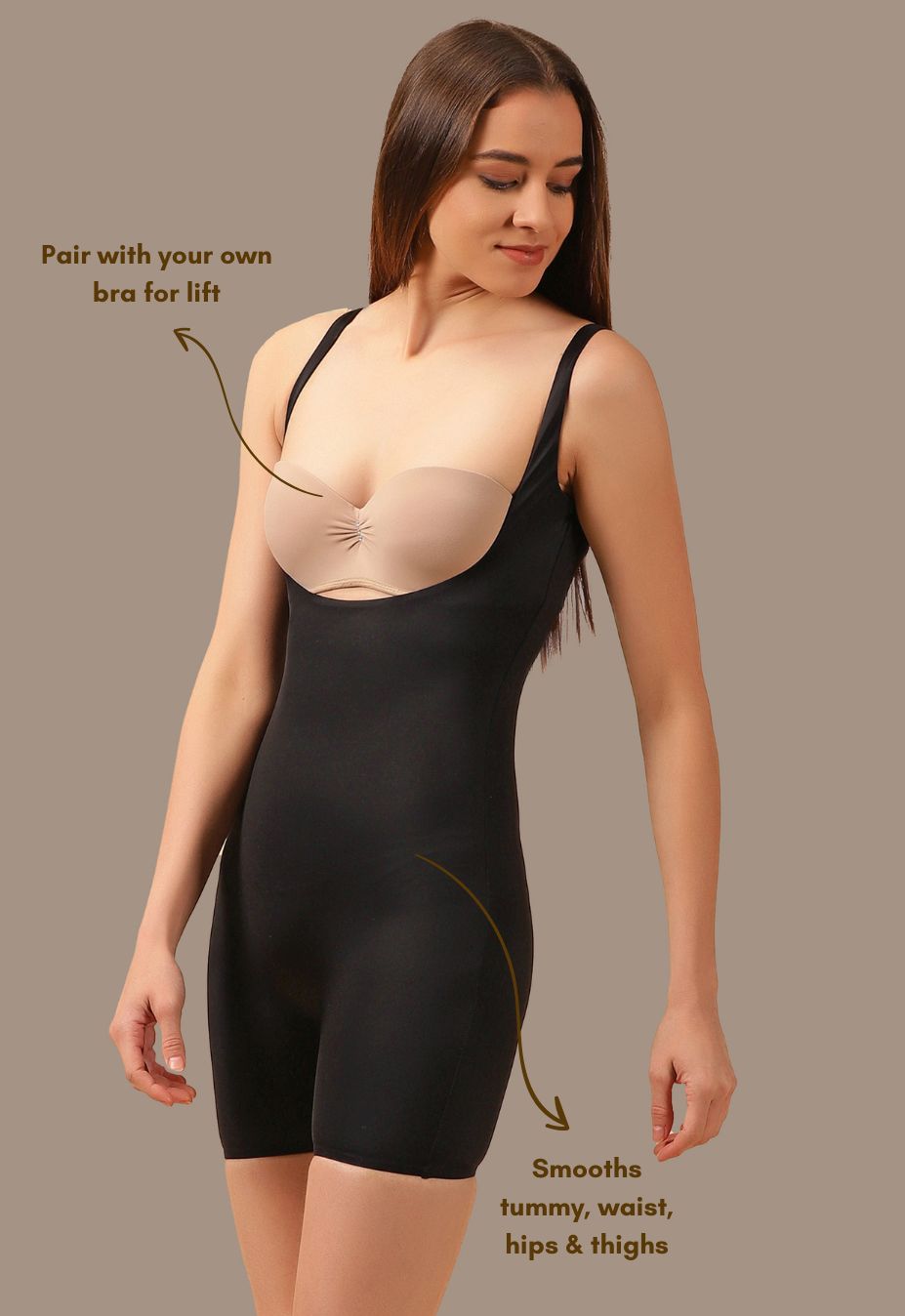 Open Bust Shaping Jumper