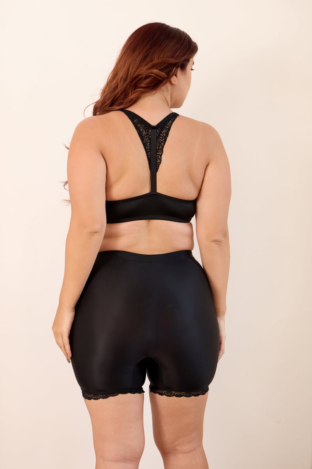 Midrise Lace Shaping Shorts