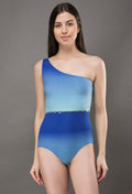 Marine One Shoulder Swimsuit