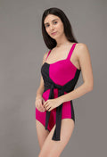 Hot Pink Tie up Swimsuit